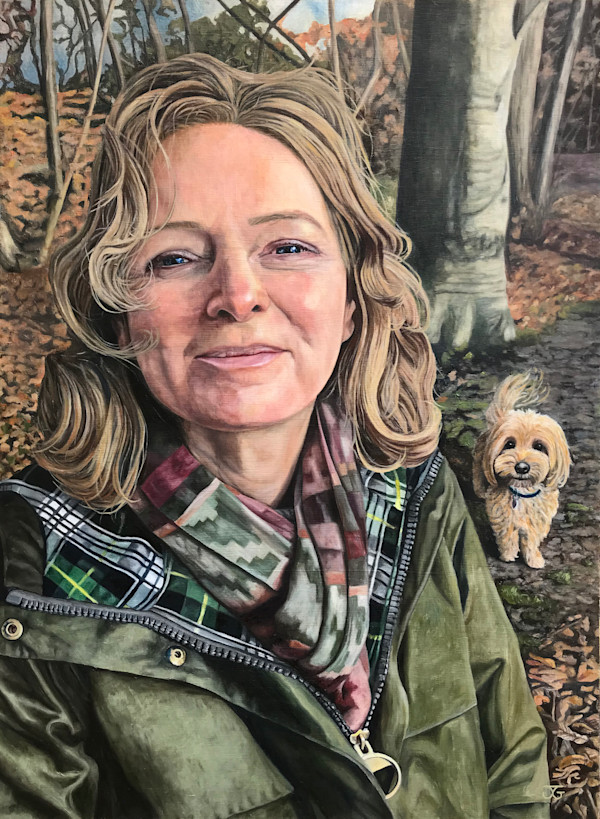 Self Portrait in Knole Park by Jackie Gwyther, Image 1.