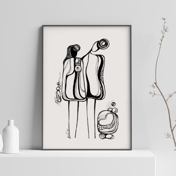 Pod People- Couple by Ishita Banerjee