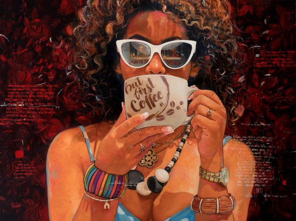 "But first coffee" by Yunior Hurtado Torres