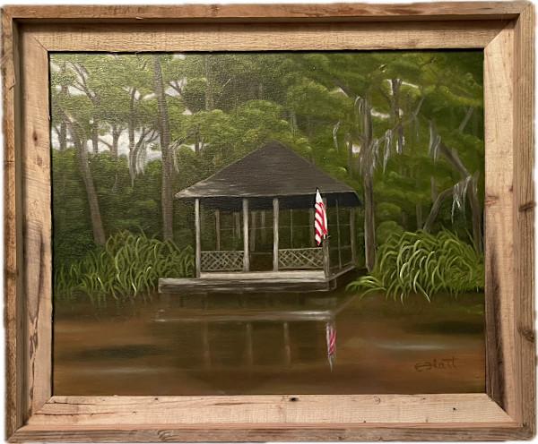 Dock, Honey Island Swamp by Elizabeth Flatt