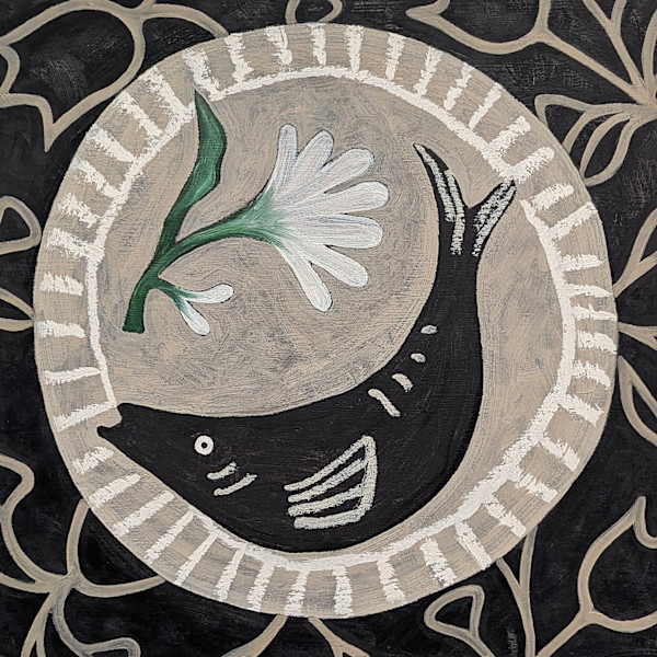 Fish and Flower by Kari Breitigam