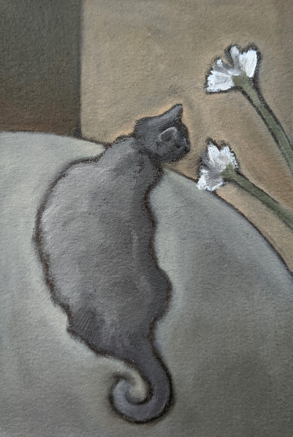 Isabelle with White Flowers by Kari Breitigam