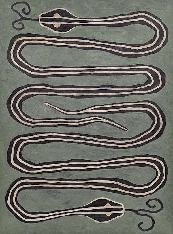 Ribbon Snakes by Kari Breitigam