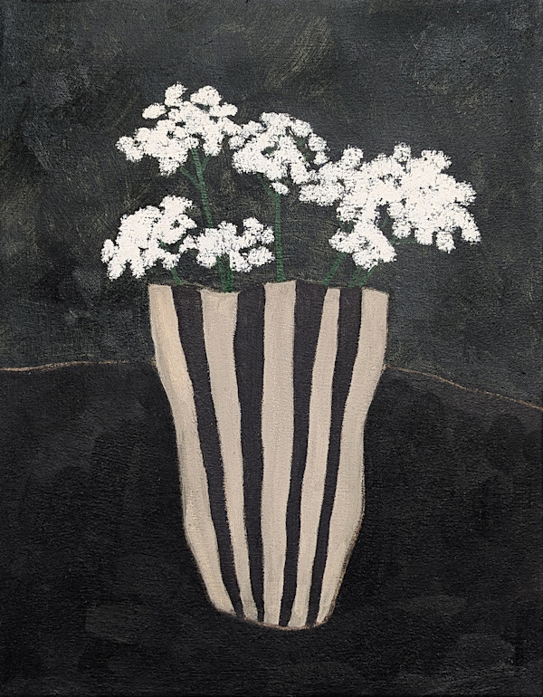 Striped Vase by Kari Breitigam