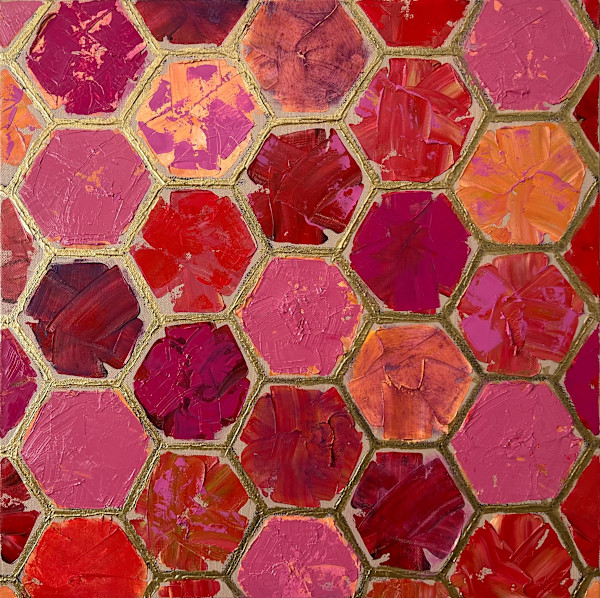 Hexigon-Multi 3 by Janet Hamilton, Image 1.