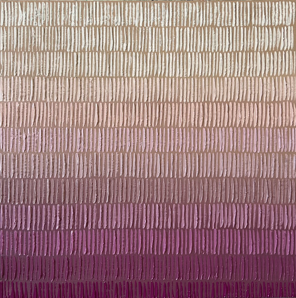 Mauve/Taupe Mini Stripes by Janet Hamilton, Image 1.