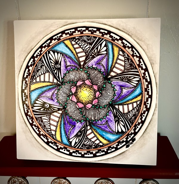 “Flower Within Flower Mandala by Donna Norton
