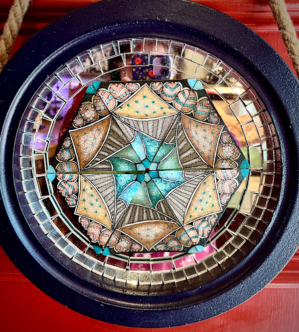 Magical Mirrored Hexagon Tile Series #1 by Donna Norton