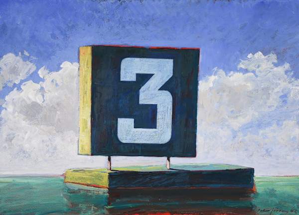 Acrylic, 2004 (#3 Block) by Peter Jooren