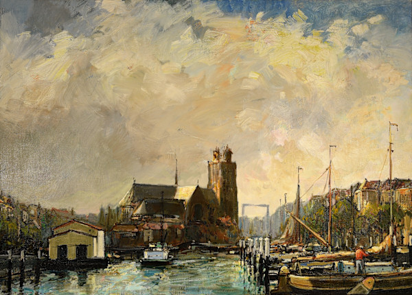 Oil on Canvas, 2009 (Dordrecht Grote Kerk #3) by Peter Jooren