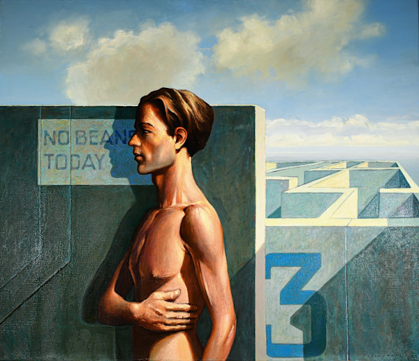 Oil on Canvas, 2004 (No Beans Today#3) by Peter Jooren