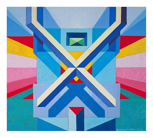 Untitled, Acrylic, 2009 (X) by Peter Jooren