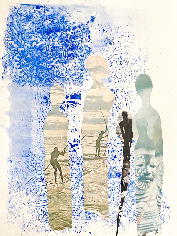 Confronting the Ancestors II (We Are Watching) by ROSALIND NZINGA VAUGHN-NICHOL