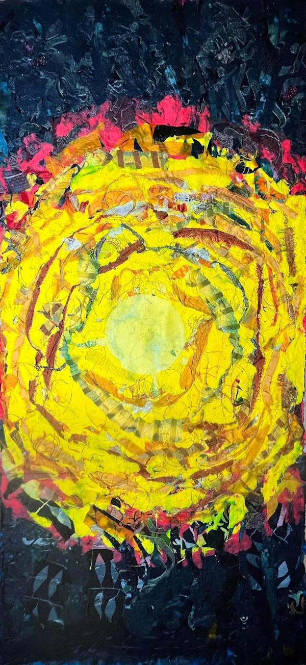 “LIGHT WILL ALWAYS DISPEL DARKNESS (Run Towards It!!)” 2026 by ROSALIND NZINGA VAUGHN-NICHOL, Image 1.