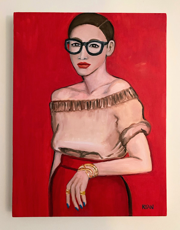 Lady in Red (Jenna) by Rachael Ryan