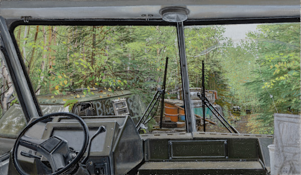 Cabin Driveway from Step Van by Spence Guerin