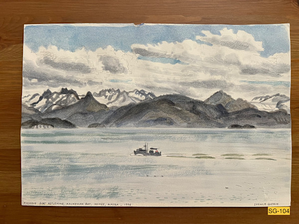 Fishing Boat Returning, Kachemak Bay, Homer, Alaska by Spence Guerin