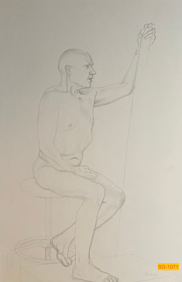 Untitled (Nude male model) by Spence Guerin