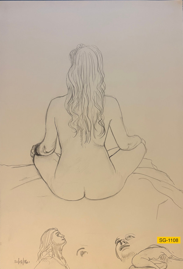Untitled (female nude model) by Spence Guerin