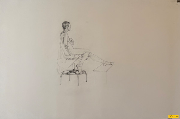 Untitled (female nude model) by Spence Guerin
