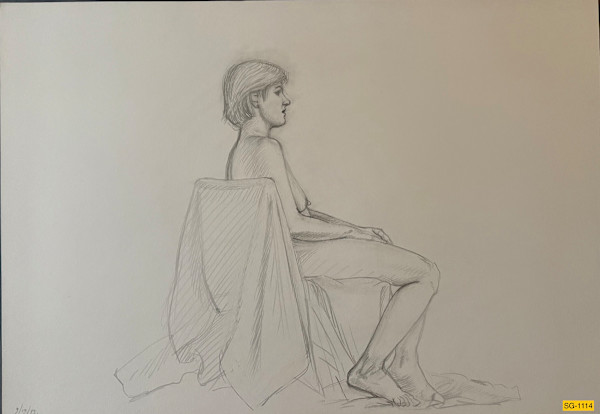 Untitled (female nude) by Spence Guerin