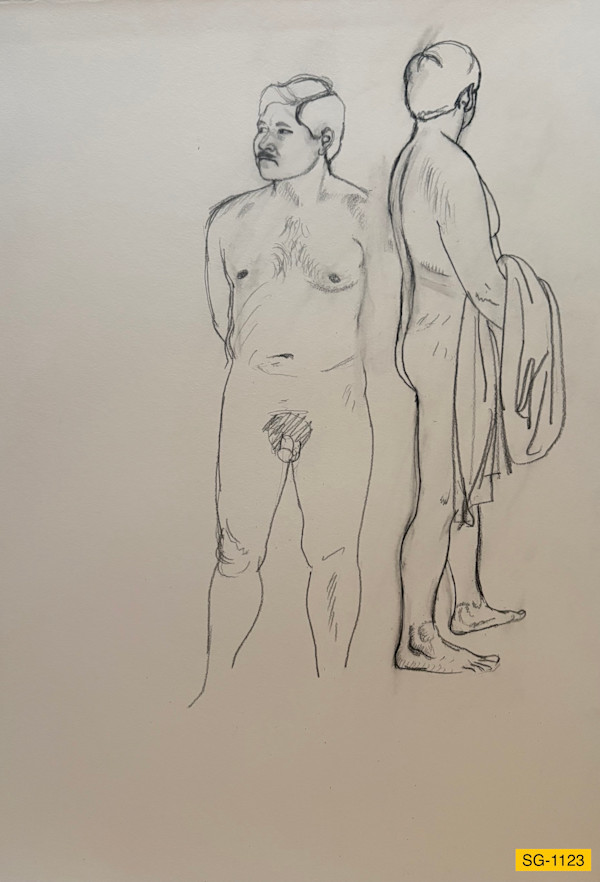 Untitled (male nude) by Spence Guerin