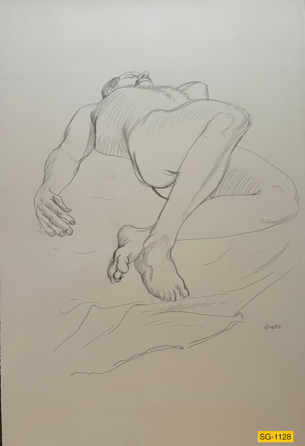Untitled (male nude model) by Spence Guerin
