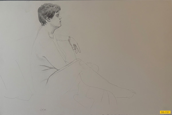 Untitled (female nude) by Spence Guerin