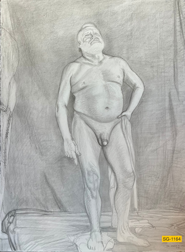 Untitled (nude male model) by Spence Guerin