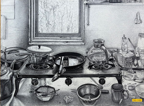 Wasilla 3-burner, pots & pans by Spence Guerin