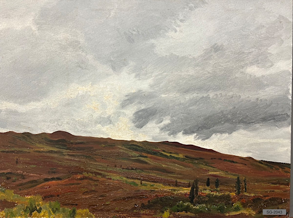 Untitled (AK landscape with gray clouds) by Spence Guerin