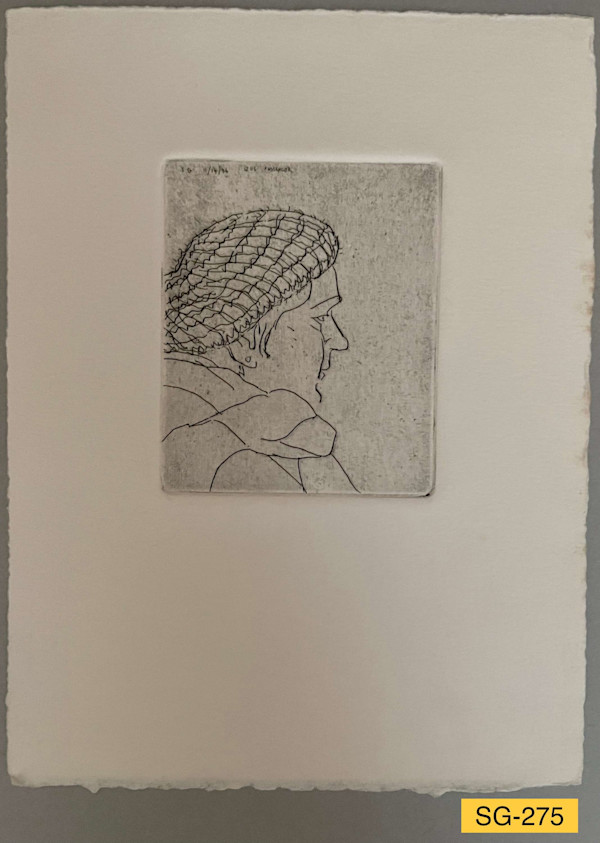 Woman with a Knitted Hat by Spence Guerin
