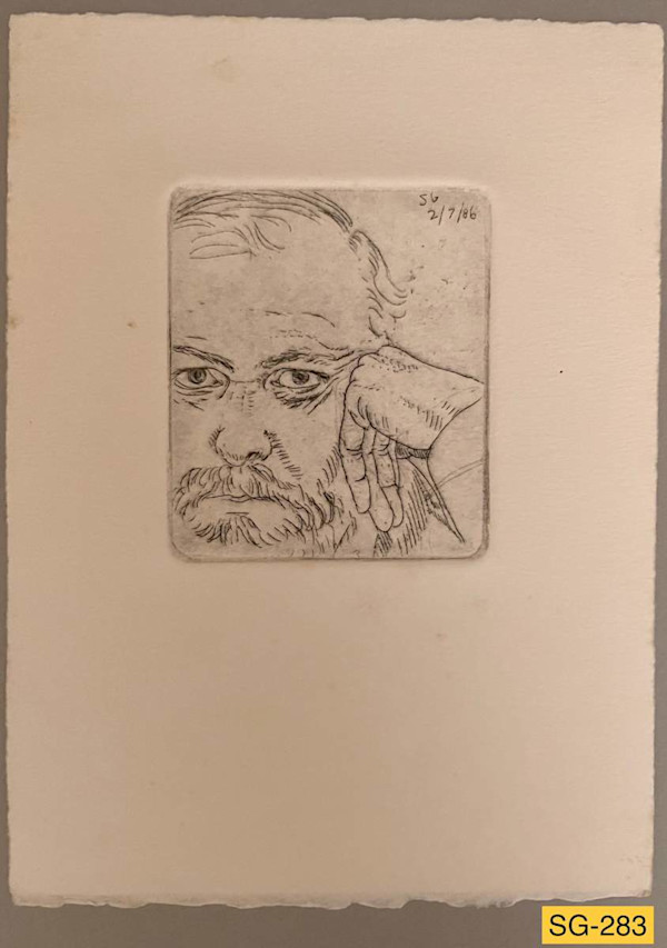 Self Portrait (2/7/86) by Spence Guerin
