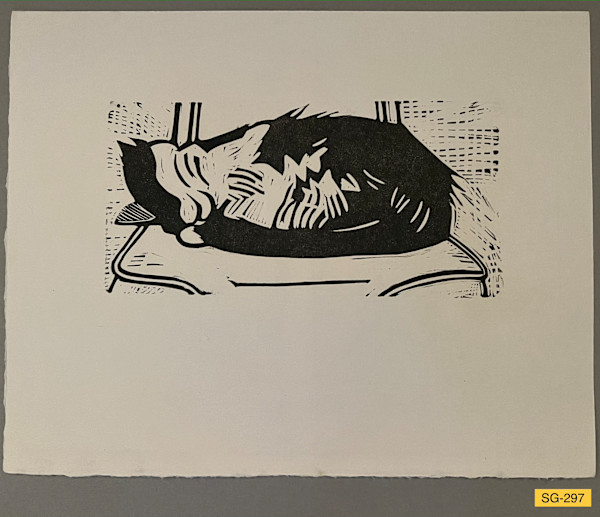 "Depression" Asleep on a Chair by Spence Guerin