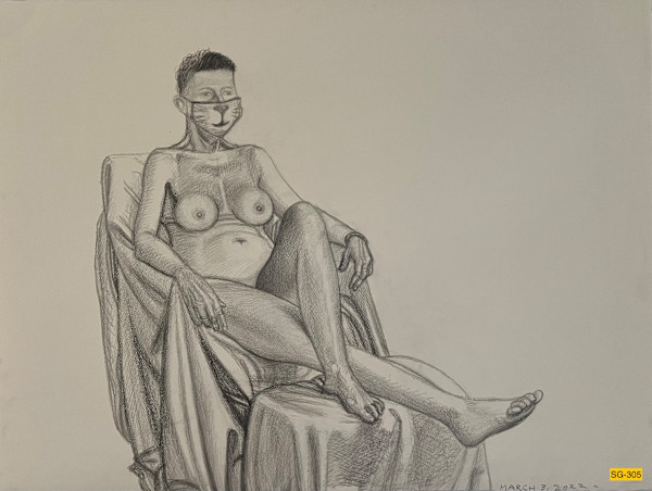 Untitled (female nude) by Spence Guerin