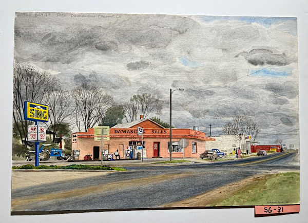 Gas station in Damascus, rural southwest Georgia by Spence Guerin