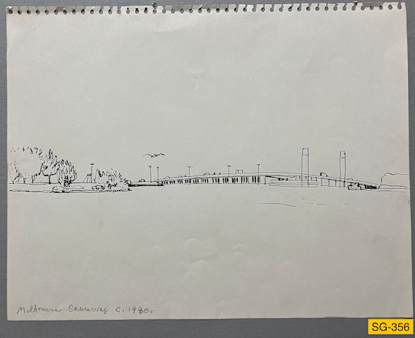 Melbourne Causeway c. 1980s by Spence Guerin