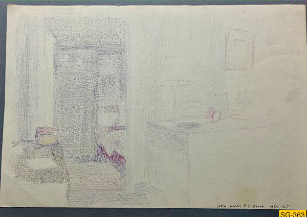 BOQ Room, Fort Knox, 1964-65 by Spence Guerin
