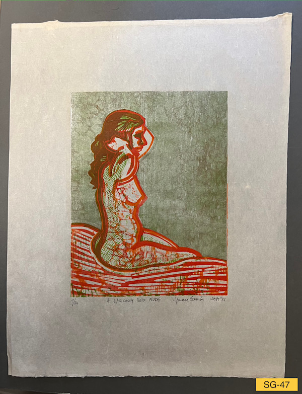 A Basically Red Nude by Spence Guerin