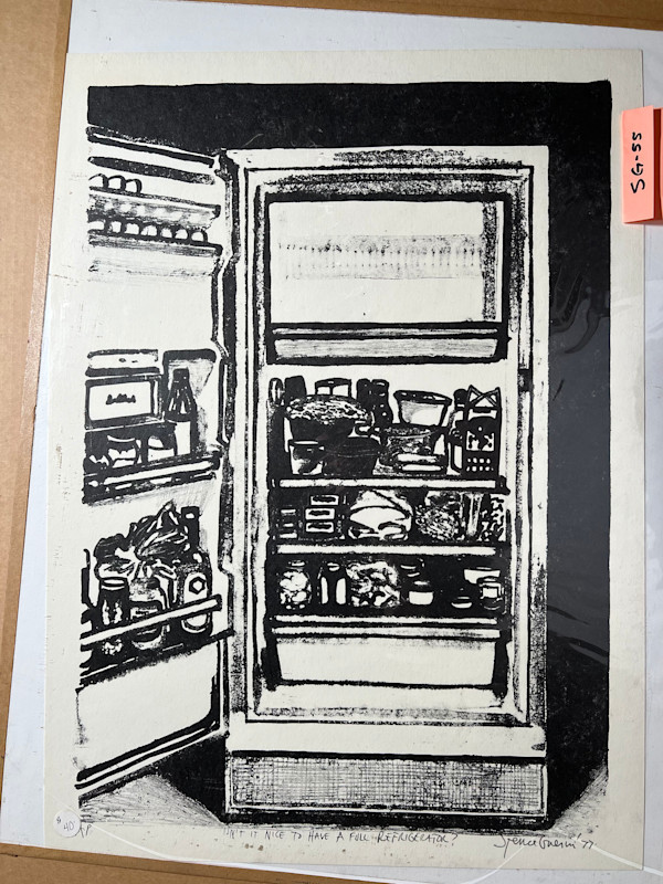 Isn't it nice to have a full refrigerator? by Spence Guerin