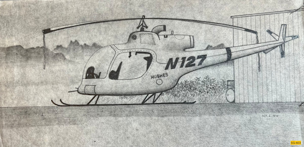 Untitled (Hughes helicopter) by Spence Guerin