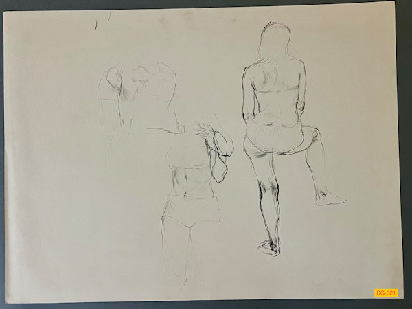 Untitled (Figure drawing studies at FSU) by Spence Guerin