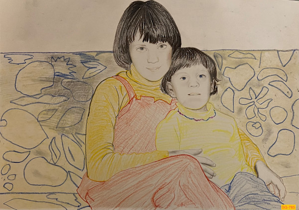 Two Sisters, Portrait Study 3 by Spence Guerin