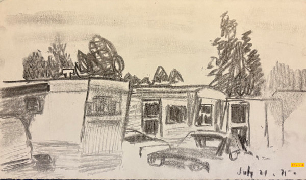 Kathy-0 Trailer Park in Spenard, Anchorage, Alaska by Spence Guerin