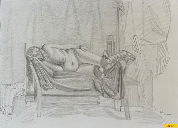 Untitled (female nude) by Spence Guerin