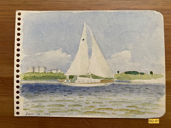 Sailboat in a Florida Breeze by Spence Guerin