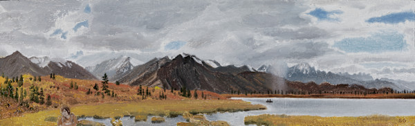 Chugach Mountains, Knob Lake, September by Spence Guerin