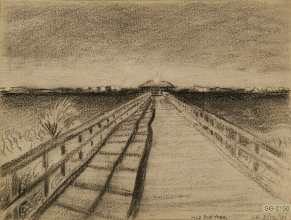 Melbourne Beach Pier by Spence Guerin