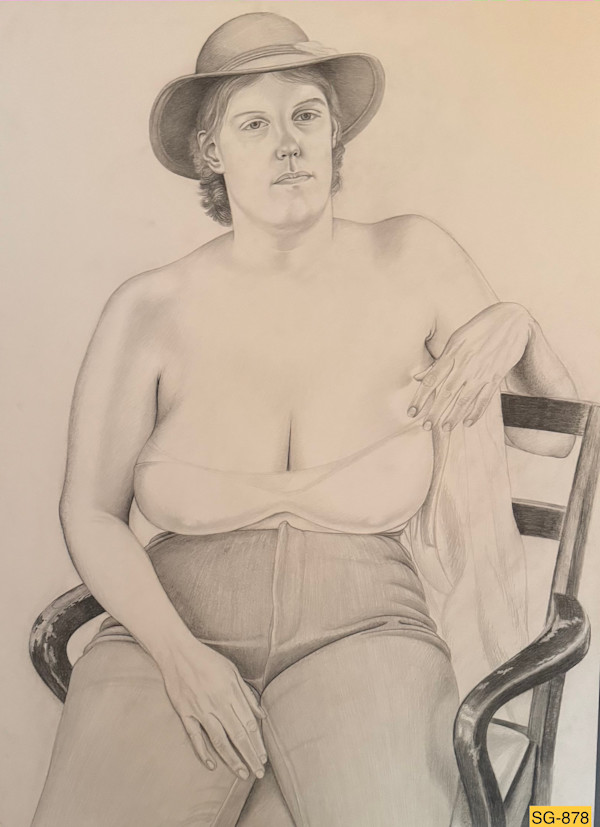 Heidi Lynn Wearing a Hat and Bandeau Top by Spence Guerin
