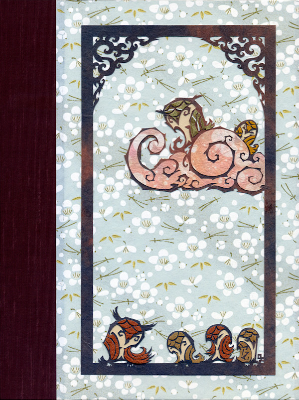 The Iron Resolve of the Golden Owl • decorative art binder by Patrick Gannon